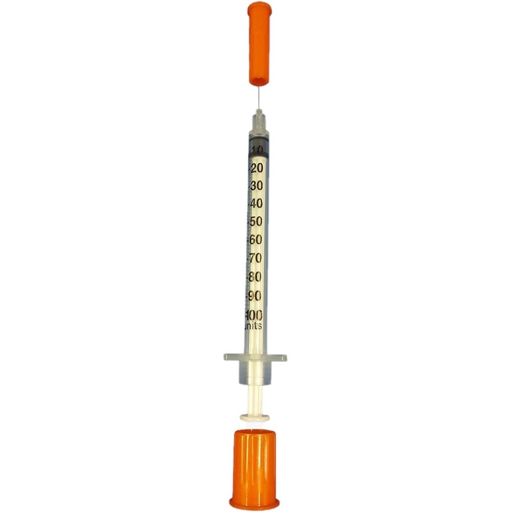 Syringe 1cc Insulin with Needle Comfort Point™ 1 mL 30 Gauge 5/16 Inch Attached Needle Without Safety (10/BG 100/BX 5BX/CS) by Exel Corporation  ID 26016